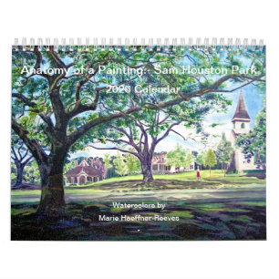 Anatomie van een Schilderij: Sam Houston Park 2026 Kalender