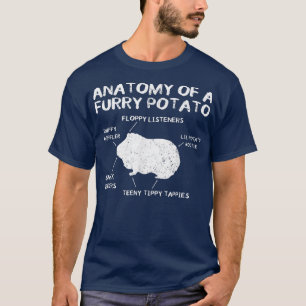 Anatomie van een schimmelig gier t-shirt