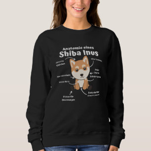 Anatomie van een shiba Inus Sweet Dog Puppy Trui