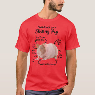 Anatomie van een Skinny Guinea Pig T-shirt