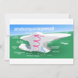 Anatomie van een Storm met supercel
