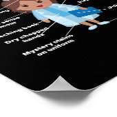 Anatomie van een verpleegster poster (Hoek)