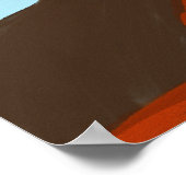 Anatomie van een vulkaan poster (Hoek)