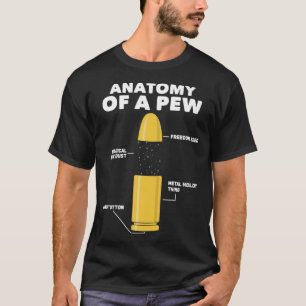 Anatomie van een weke Pistool voor Pistool Lover P T-shirt