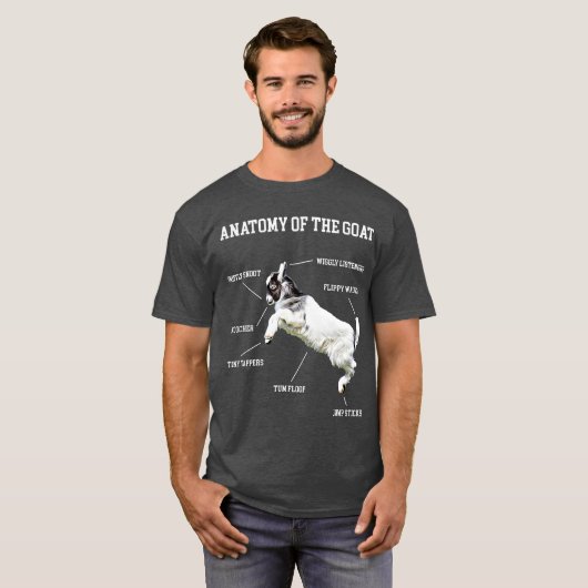 Anatomie van het Kind van de geit T-shirt (Voorkant volledig)