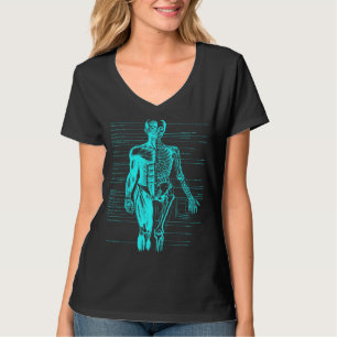 Anatomie van het menselijk lichaam Arts Babyblauw T-shirt