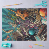 Anatomie van het Ontwerp van de Reeks van de Muzie Tissuepapier (Craft)