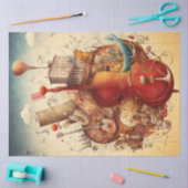 Anatomie van het Ontwerp van de Reeks van de Muzie Tissuepapier (Craft)