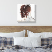 Anatomie van mannelijke gezichtsspieren, Uitzicht  Canvas Afdruk (Insitu (Slaapkamer))