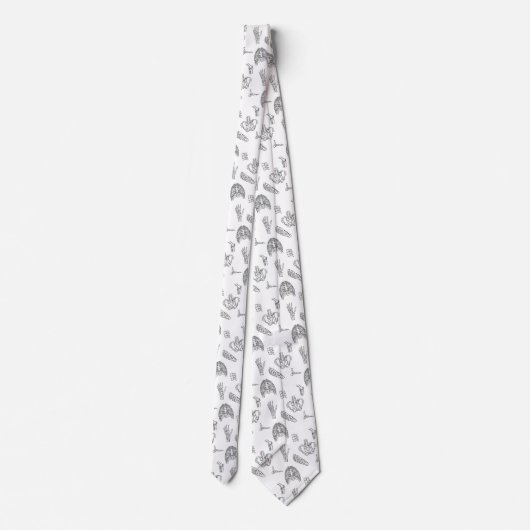 Anatomie van orthopedisch arts stropdas (Achterkant)