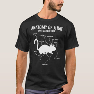 Anatomie van ratten- en huisdierrattenbezitters 1 t-shirt