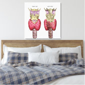 Anatomie van schildklier met Larynx en kraakbeen Canvas Afdruk (Insitu (Slaapkamer))