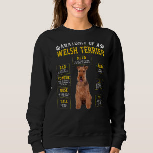 Anatomie Welsh Terrier voor vrouwelijke Mannen Trui