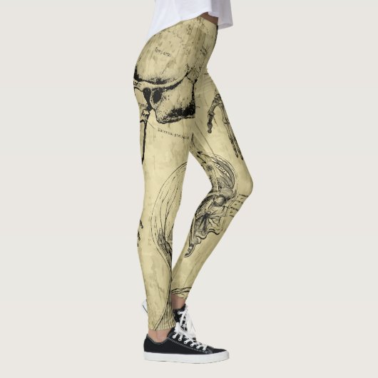 Anatomieprint Leggings (Rechts)