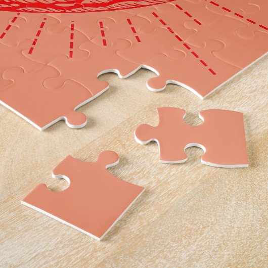 Anatomisch Collectie Rood en wit Legpuzzel (Zijkant)