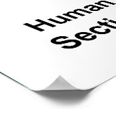 Anatomisch diagram van de humaan-oogbal poster (Hoek)