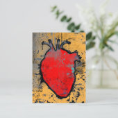 anatomisch hart briefkaart (Staand voorkant)
