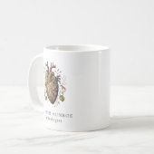 Anatomisch hart cardioloog arts koffiemok (Voorkant links)