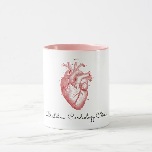 Anatomisch hart Cardioloog naam koffie Mok (Midden)