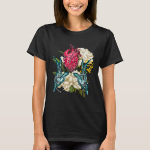 Anatomisch Hart En Bloemen Dokter Valentine  T-shirt