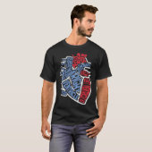 Anatomisch Hart Medische Delen Cardioloog Chirurg T-shirt (Voorkant volledig)