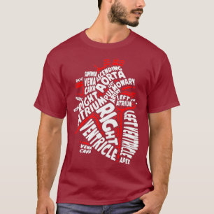 Anatomisch hart Medische delen van het hart Anatom T-shirt