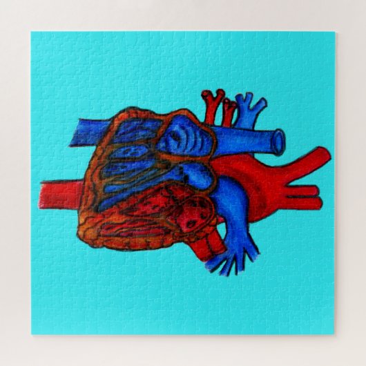 Anatomisch hart Puzzle Legpuzzel (Horizontaal)