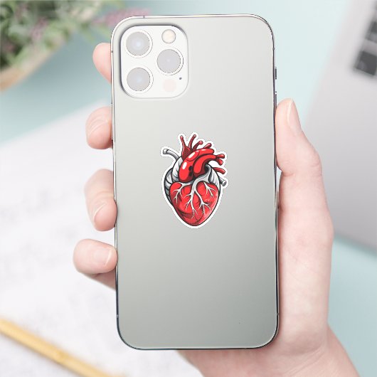 Anatomisch hart sticker (Telefoon)