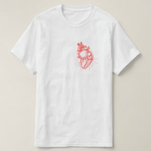Anatomisch hart t-shirt