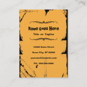 anatomisch hart visitekaartje (Achterkant)