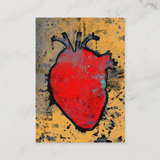 anatomisch hart visitekaartje (Voorkant)