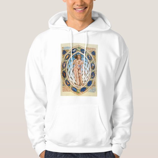 Anatomisch Man Hoodie (Voorkant)