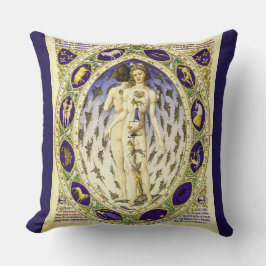 Anatomisch Man van de dierenriem Kussen