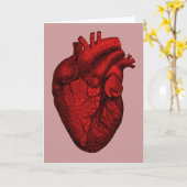 Anatomisch menselijk hart kaart (Gele Bloem)