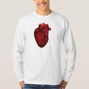Anatomisch menselijk hart t-shirt