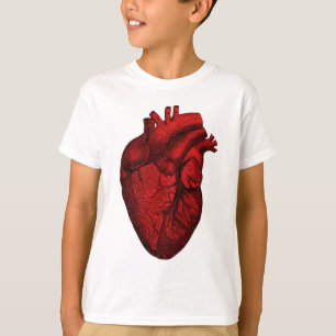 Anatomisch menselijk hart t-shirt
