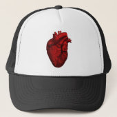 Anatomisch menselijk hart trucker pet (Voorkant)
