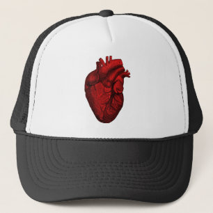Anatomisch menselijk hart trucker pet