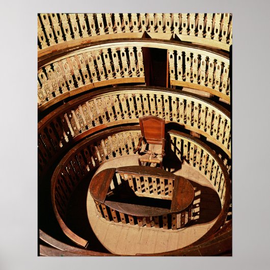 Anatomisch theater, gebouwd 1594-95 poster (Voorkant)