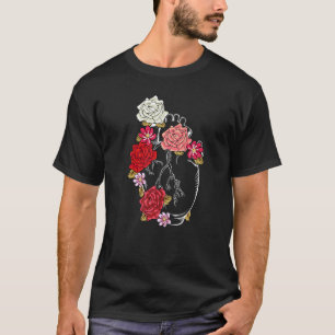 Anatomische Bloemen Liefde Plant Tuin Bloesem Hart T-shirt