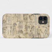 Anatomische Grafiek uit Cyclopaedie 1728 Case-Mate iPhone Case (Achterkant (horizontaal))
