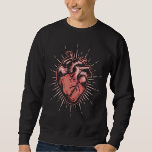 Anatomische hartanatomie Kunstcardiologie Trui