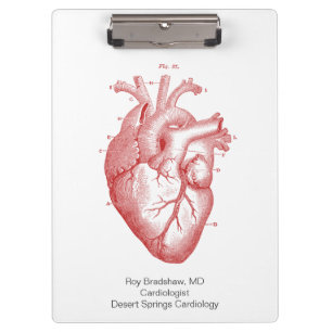 Anatomische hartcardiologie Patiëntenklembord Klembord