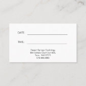 Anatomische hartillustratie Cardioloog Visitekaartje (Achterkant)