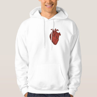 Anatomische Hartkunst – Rood Vintage Illustratie D Hoodie