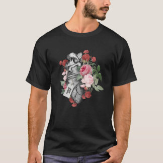 Anatomische hartorganen en bloemen met Mahal Kita T-shirt