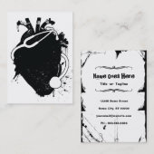 anatomische hartstethoscoop visitekaartje (Voorkant / Achterkant)