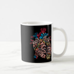 Anatomische humane hartcardiologie koffiemok