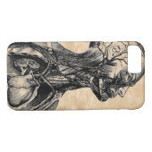 anatomische illustratie van het bovenlichaam Case-Mate iPhone case (Achterkant (Horizontaal))