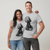 anatomische illustratie van het bovenlichaam t-shirt (Unisex)